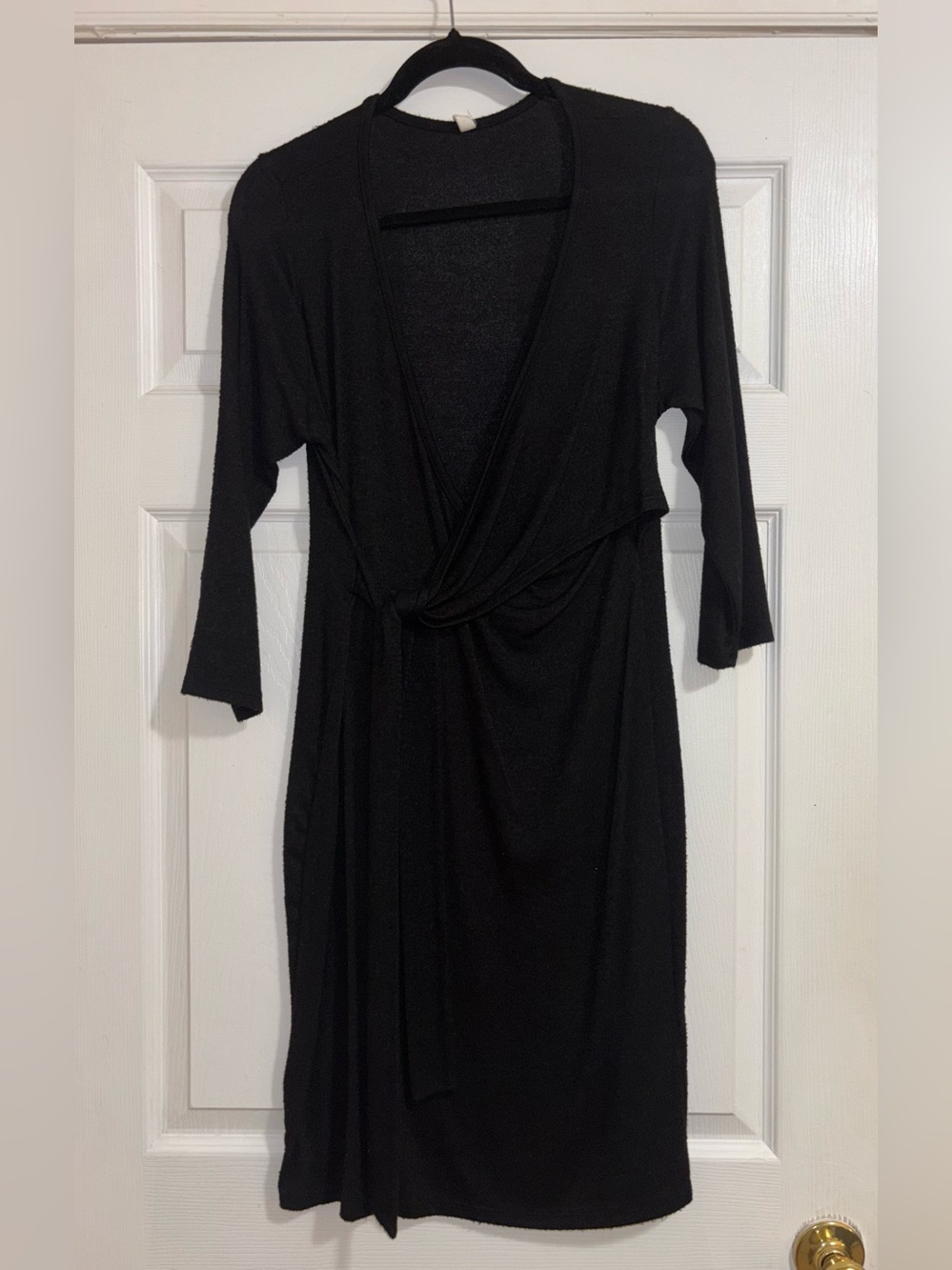 Pink Blush Wrap Midi Dress Size Large
